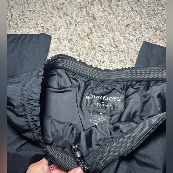 DryJoys by FootJoy Black Golf Trousers -Size M - Picture 4 of 8